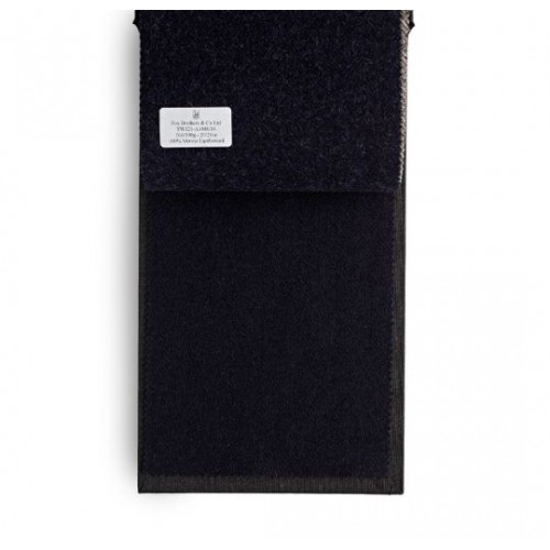 Exmoor Overcoating Midnight Herringbone